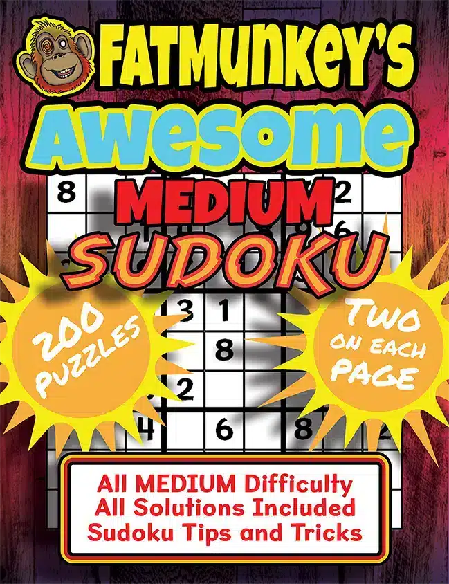Fatmunkey'S Awesome Sudoku, Medium, Front Cover