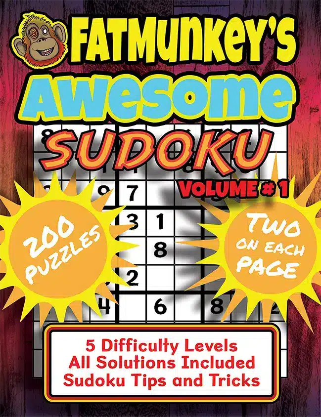 Fatmunkey'S Awesome Sudoku, Volume #1, Front Cover