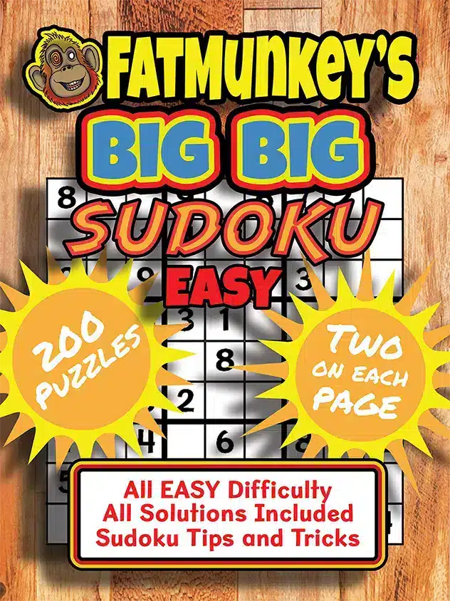 Fatmunkey'S Big Big Sudoku, Easy, Front Cover
