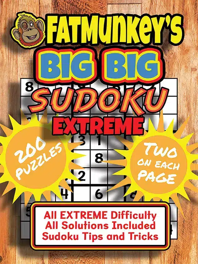 Fatmunkey'S Big Big Sudoku, Extreme, Front Cover