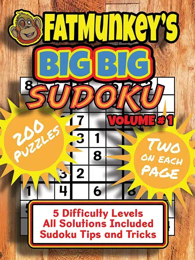Fatmunkey'S Big Big Sudoku, Volume #1, Front Cover