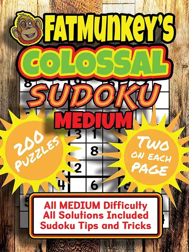 Fatmunkey'S Colossal Sudoku, Medium, Front Cover