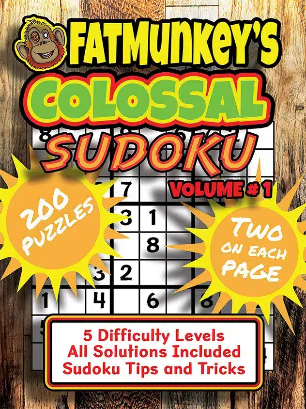 Fatmunkey'S Colossal Sudoku, Volume #1, Front Cover