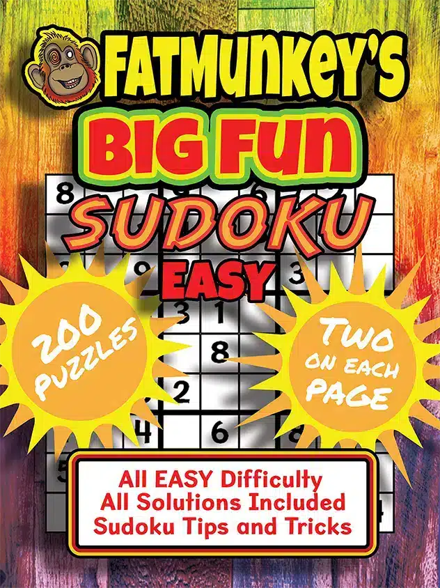 Fatmunkey'S Big Fun Sudoku, Easy, Front Cover