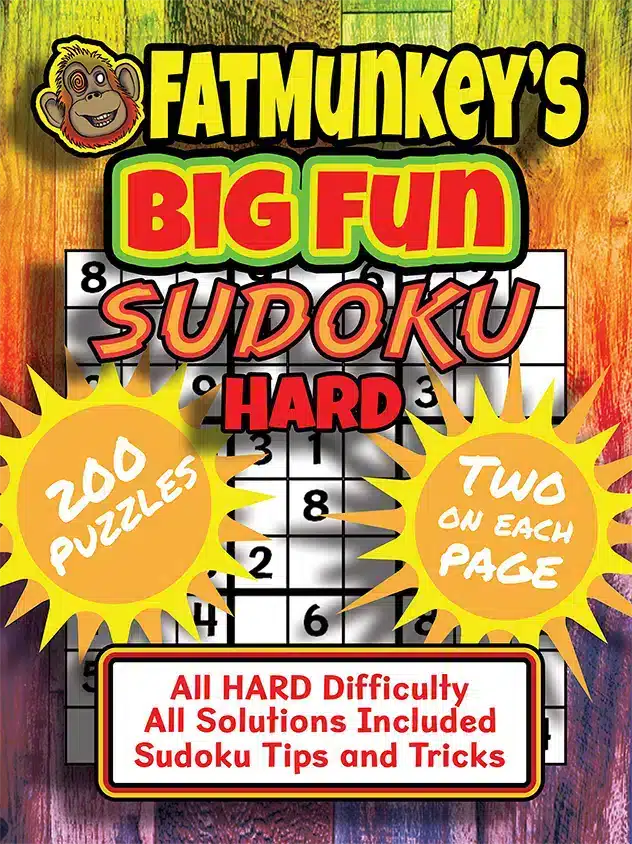 Fatmunkey'S Big Fun Sudoku, Hard, Front Cover