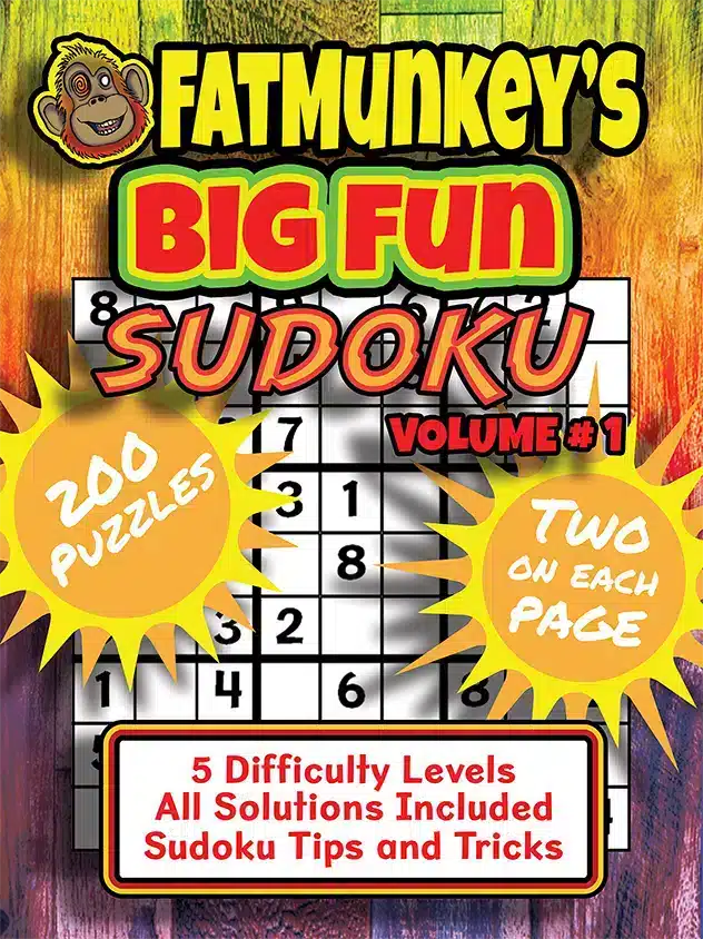 Fatmunkey'S Big Fun Sudoku, Volume 1, Front Cover