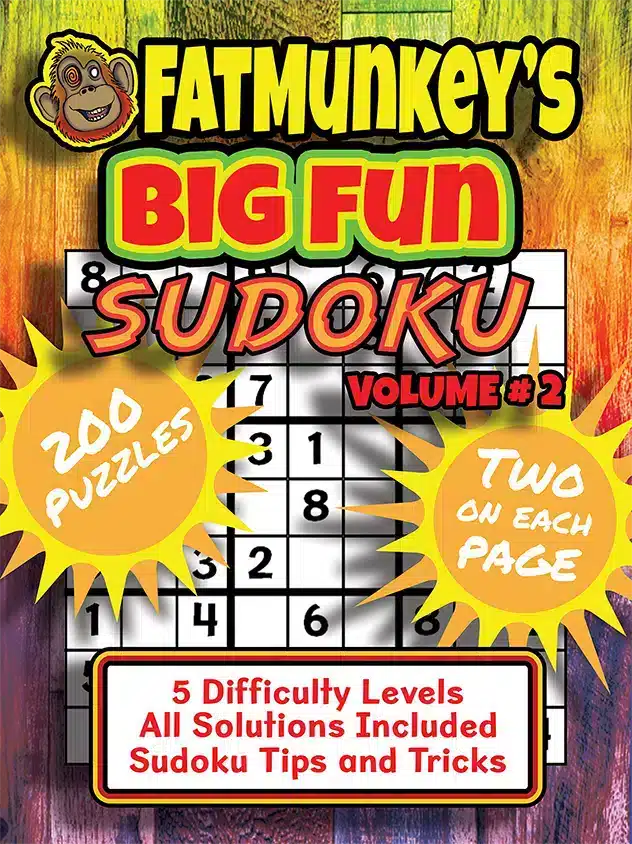 Fatmunkey'S Big Fun Sudoku, Volume 2, Front Cover