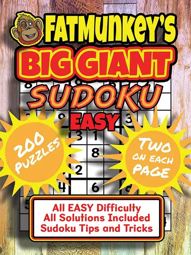 Fatmunkey'S Big Giant Sudoku, Easy, Front Cover