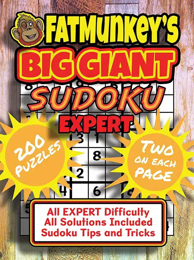 Fatmunkey'S Big Giant Sudoku, Expert, Front Cover