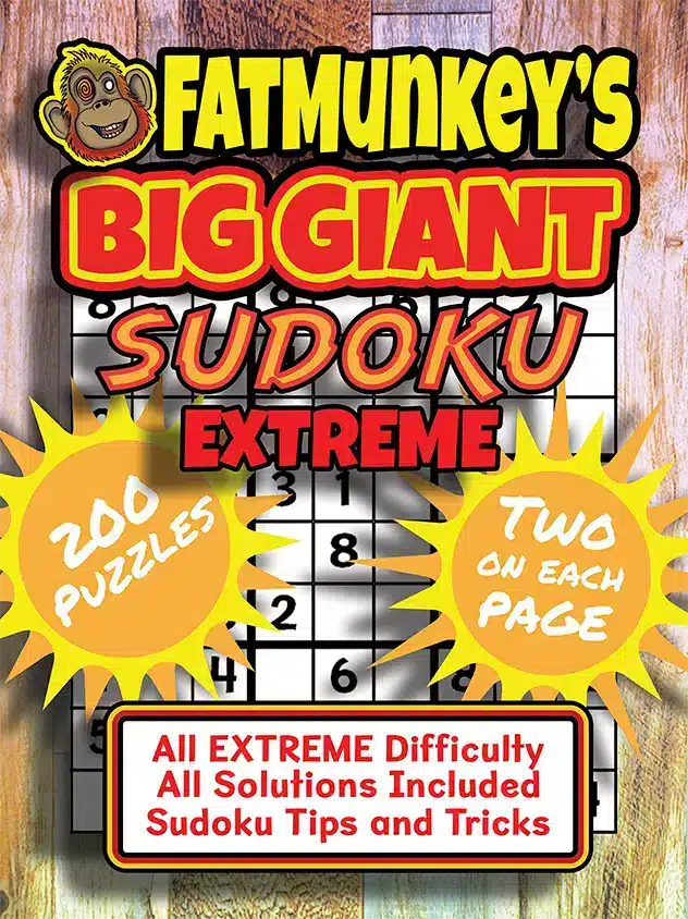 Fatmunkey'S Big Giant Sudoku, Extreme, Front Cover