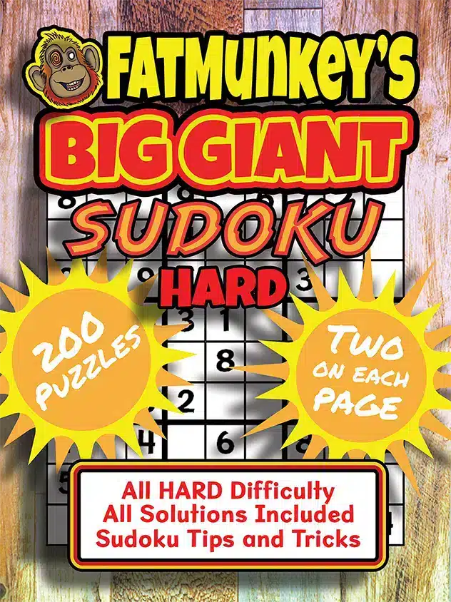 Fatmunkey'S Big Giant Sudoku, Hard, Front Cover
