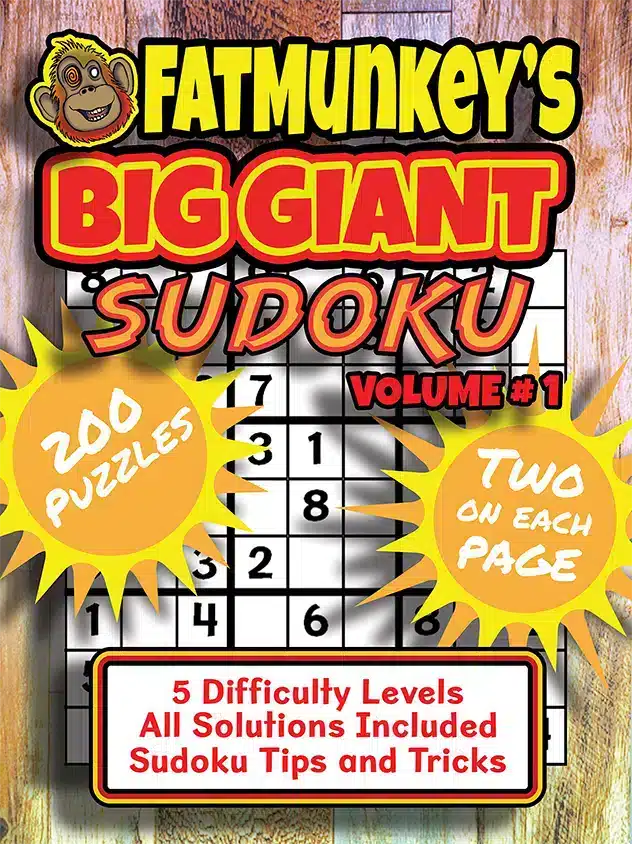 Fatmunkey'S Big Giant Sudoku, Volume #1, Front Cover