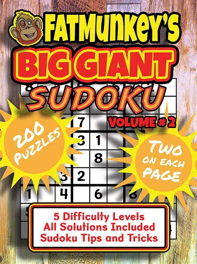 Fatmunkey'S Big Giant Sudoku, Volume #2, Front Cover
