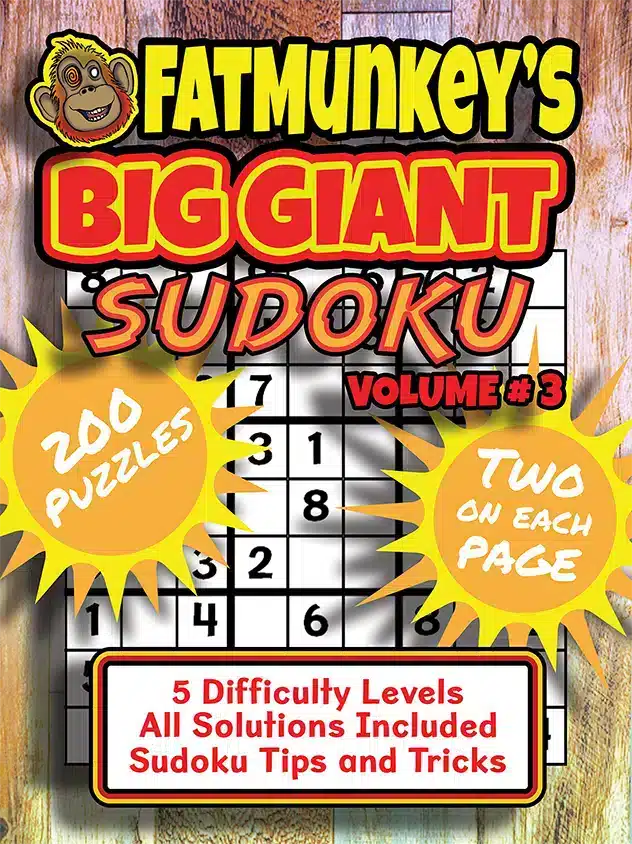 Fatmunkey'S Big Giant Sudoku, Volume #3, Front Cover
