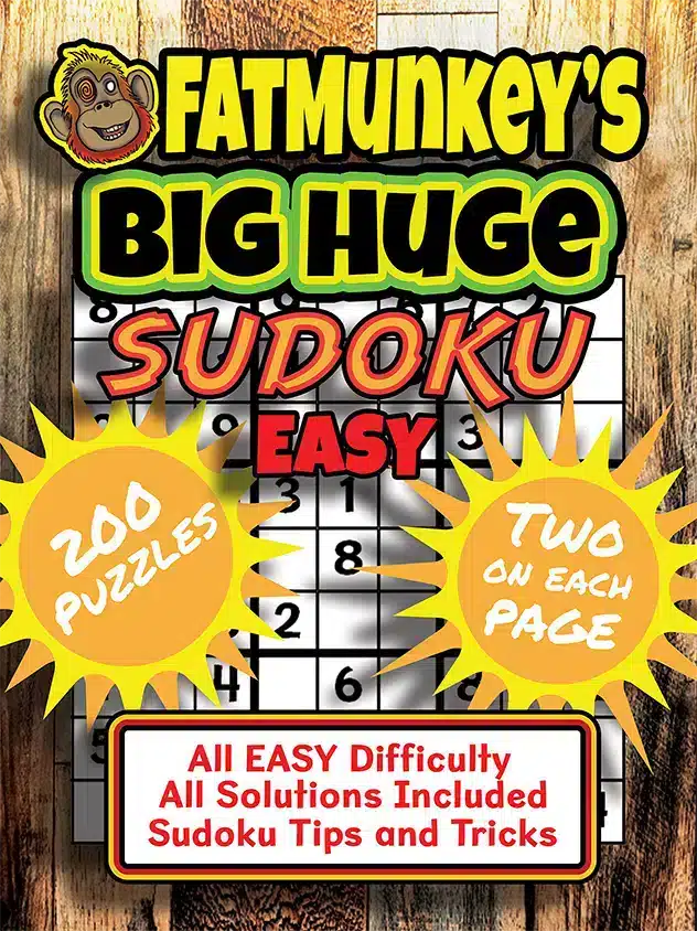 Fatmunkey'S Big Huge Sudoku, Easy, Front Cover