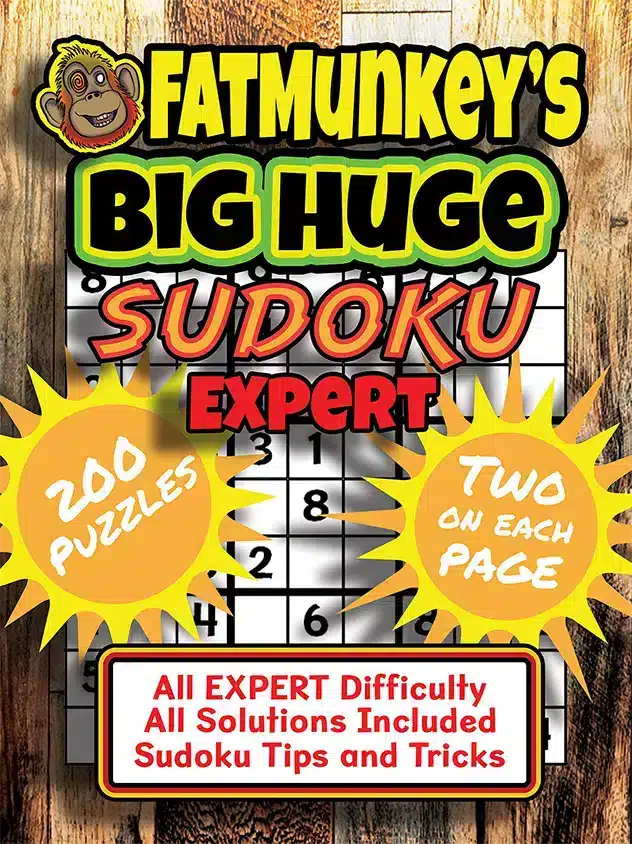 Fatmunkey'S Big Huge Sudoku, Expert, Front Cover