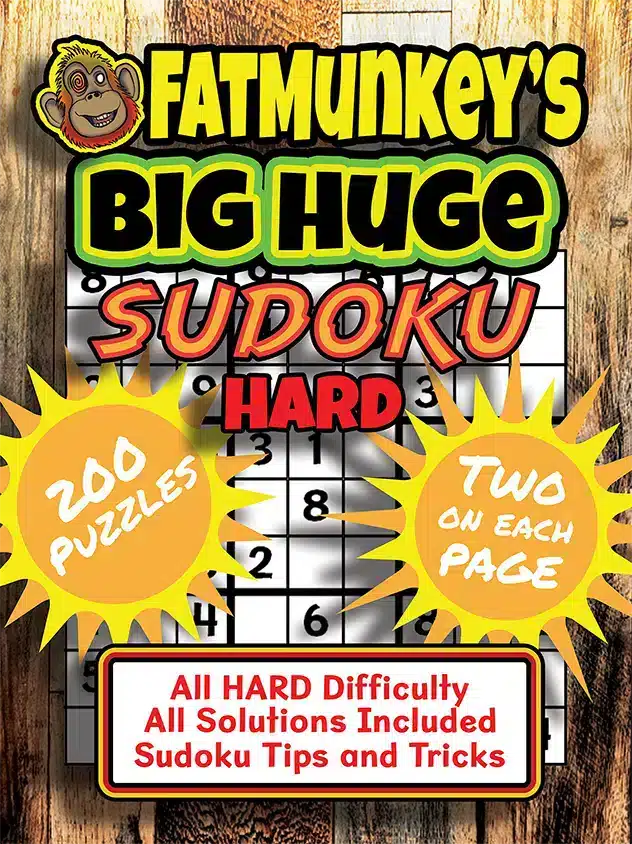 Fatmunkey'S Big Huge Sudoku, Hard, Front Cover