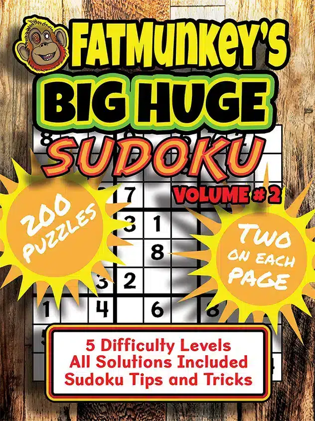 Fatmunkey'S Big Huge Sudoku, Volume #2, Front Cover