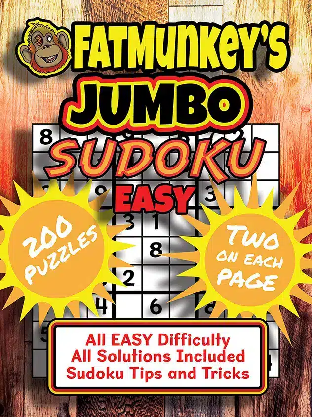 Fatmunkey'S Jumbo Sudoku, Easy, Front Cover