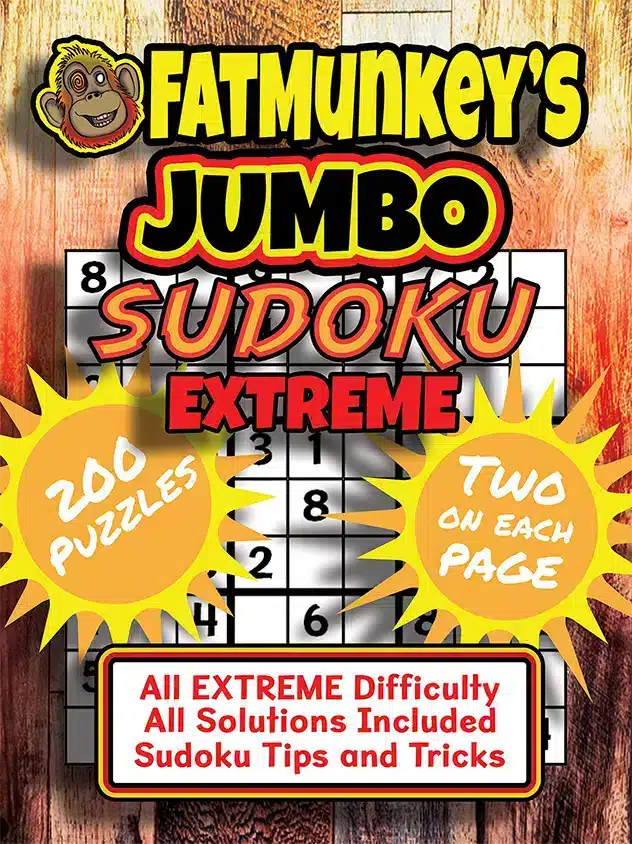 Fatmunkey'S Jumbo Sudoku, Extreme, Front Cover