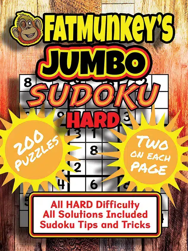 Fatmunkey'S Jumbo Sudoku, Hard, Front Cover