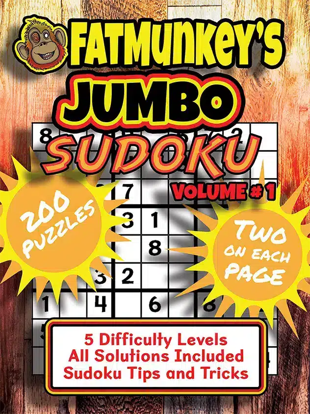 Fatmunkey'S Jumbo Sudoku, Volume #1, Front Cover