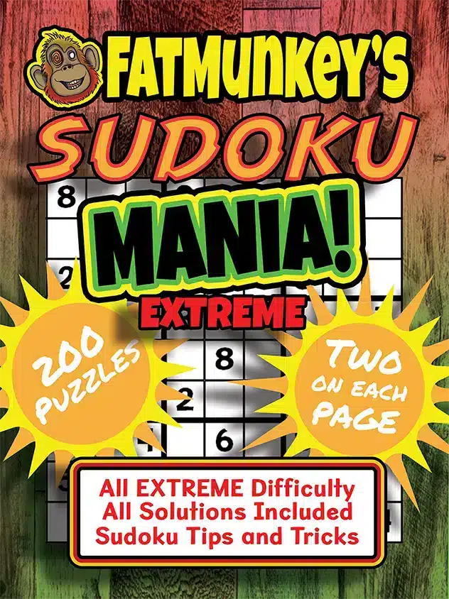 Fatmunkey'S Sudoku Mania, Extreme, Front Cover