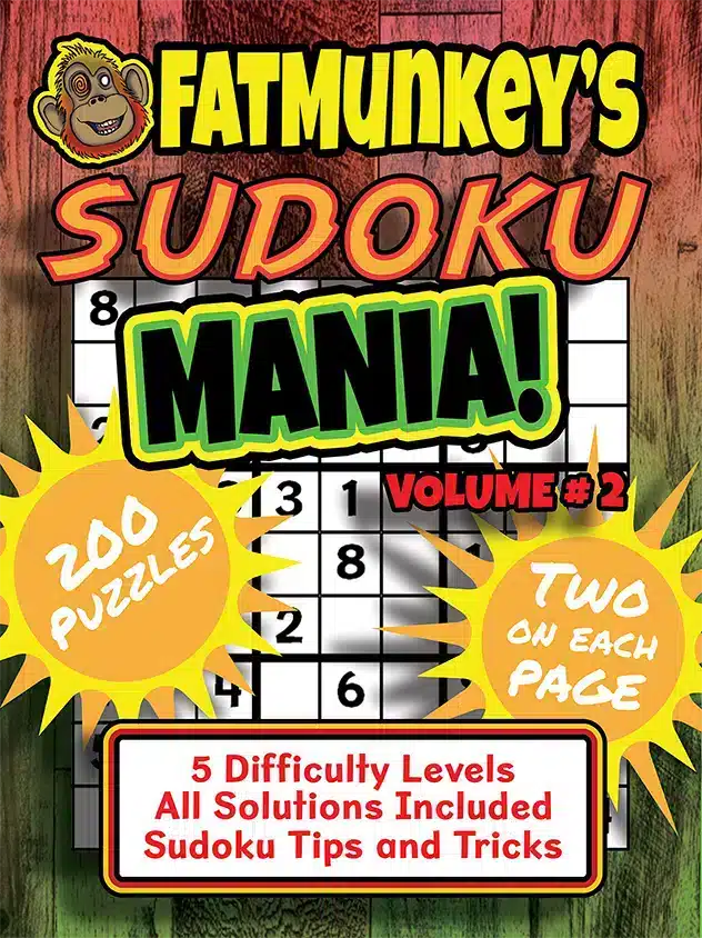 Fatmunkey'S Sudoku Mania, Volume #2, Front Cover