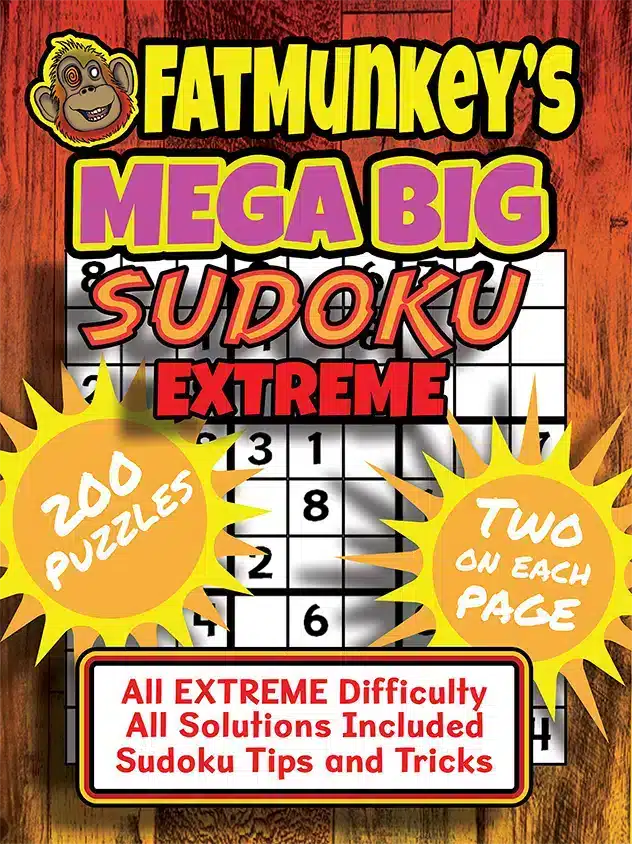 Fatmunkey'S Mega Big Sudoku, Extreme, Front Cover