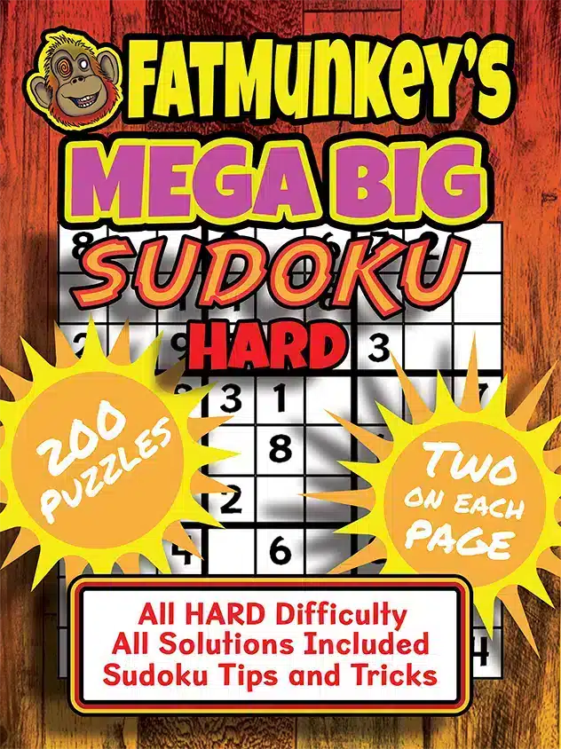 Fatmunkey'S Mega Big Sudoku, Hard, Front Cover