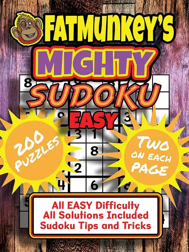 Fatmunkey'S Mighty Sudoku, Easy, Front Cover