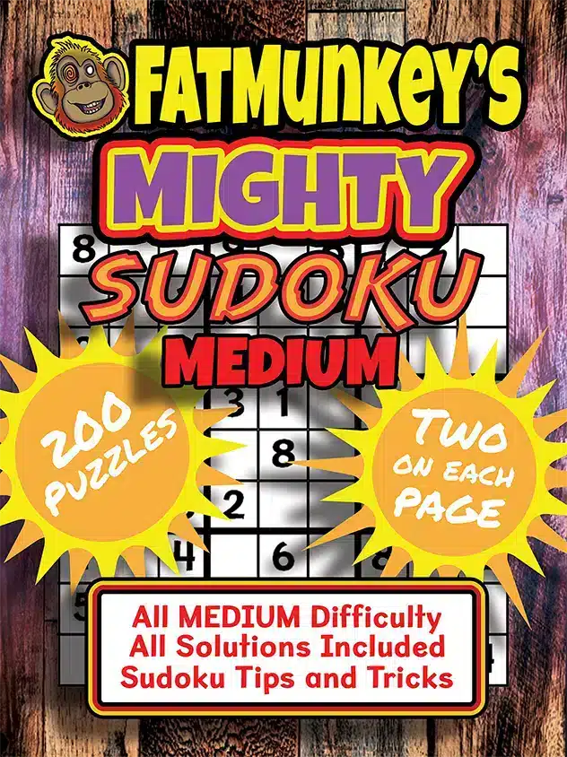 Fatmunkey'S Mighty Sudoku, Medium, Front Cover