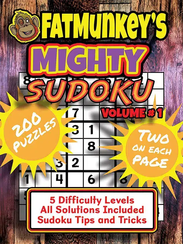 Fatmunkey'S Mighty Sudoku, Volume #1, Front Cover