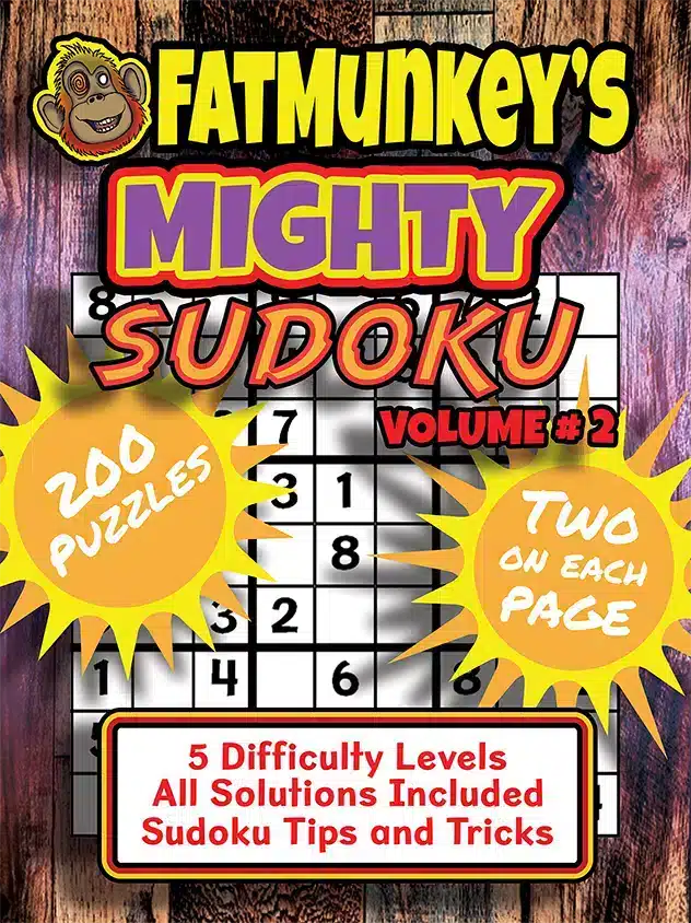 Fatmunkey'S Mighty Sudoku, Volume #2, Front Cover