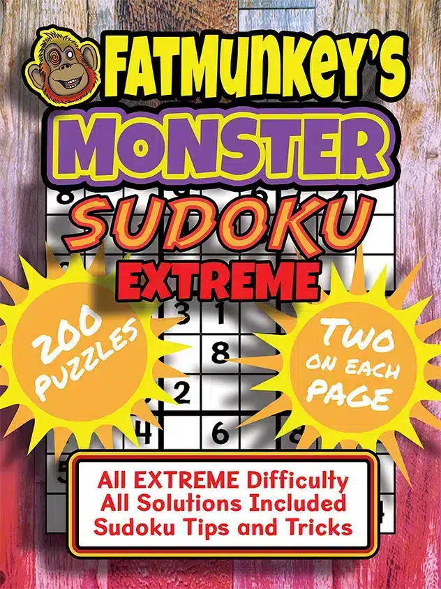 Fatmunkey'S Monster Sudoku, Extreme, Front Cover