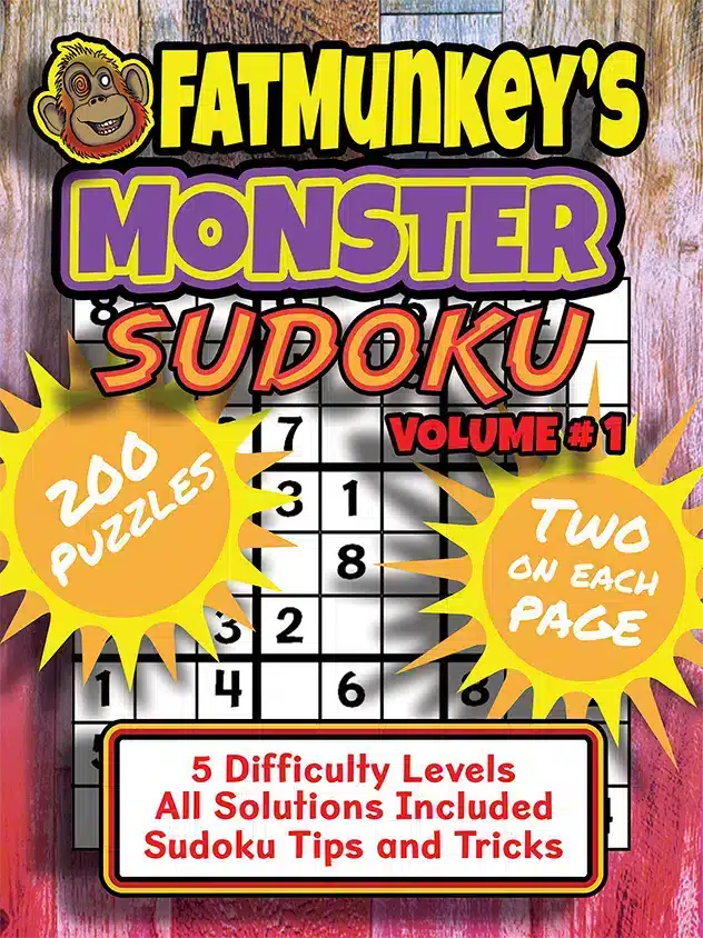 Fatmunkey'S Monster Sudoku, Volume #1, Front Cover