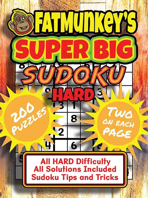 Fatmunkey'S Super Big Sudoku, Hard, Front Cover