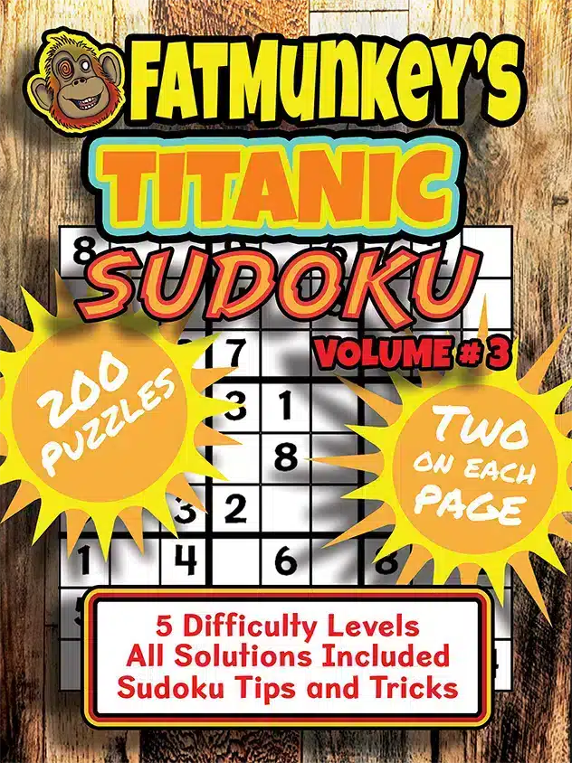 Fatmunkey'S Titanic Sudoku, Volume #3, Front Cover