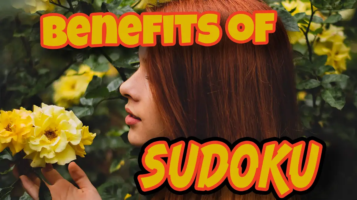 7 Excellent Benefits of Sudoku - Background image of girl with flowers by DG-Fotographo on pexels.com