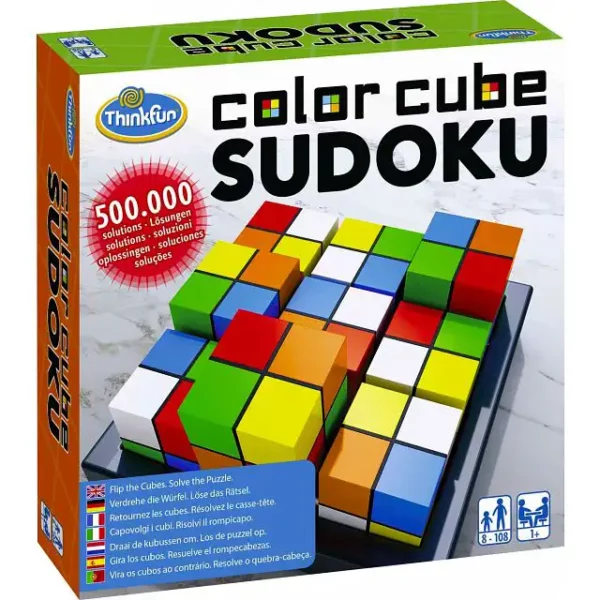 Color Cube Sudoku Box Front