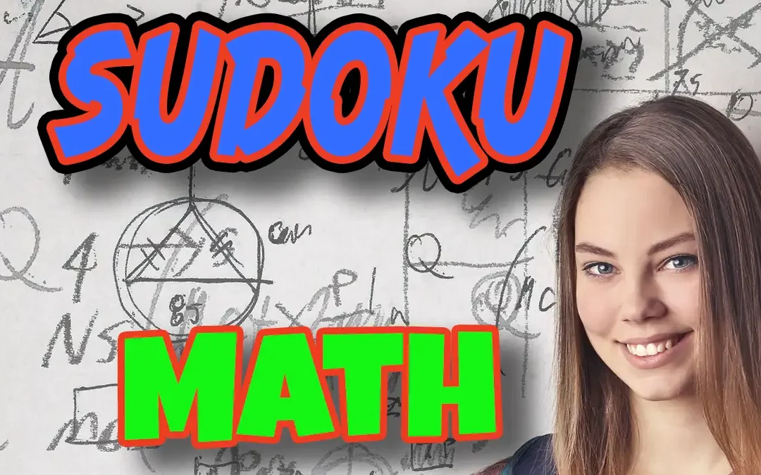Sudoku Math - Girl in front of white board filled with equations - back ground photo by Andrea Piacquadio on Pexels.com