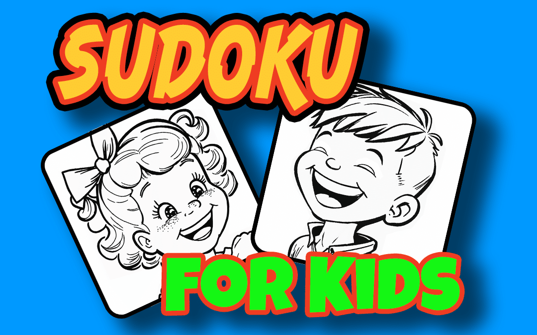 Suodoku For Kids - Happy Boy and Girl Cartoons