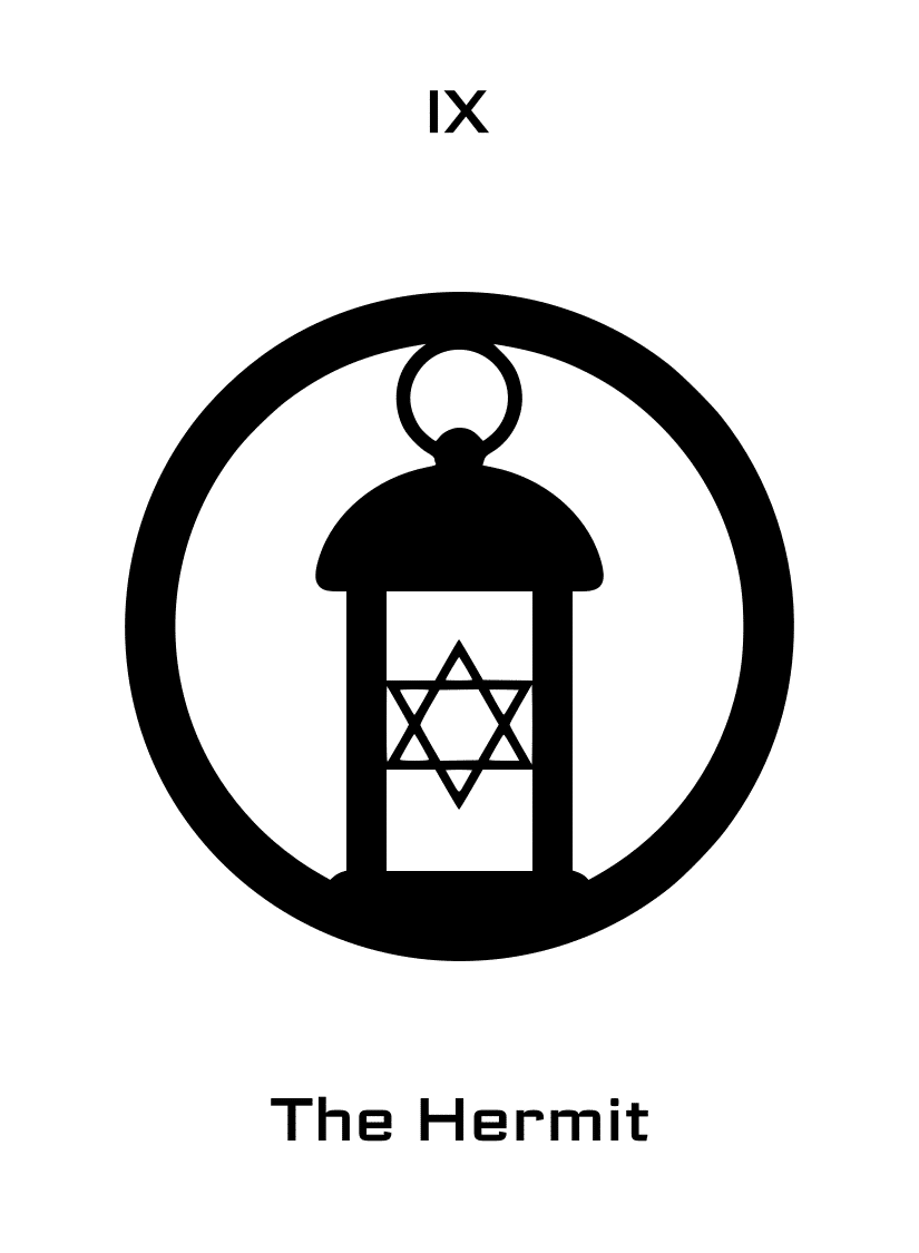 ikonology-the-hermit-card-front